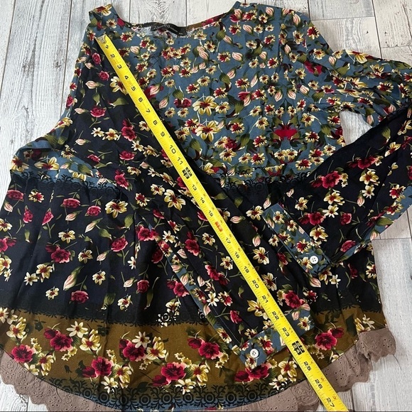 Zanzea Women’s floral long sleeve blouse Size XXL - Picture 6 of 9